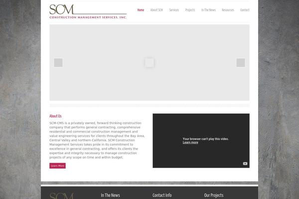 scmcms.com site used Scmcms-theme