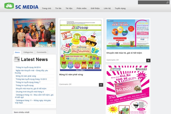 scmedia.com.vn site used Vasiliki
