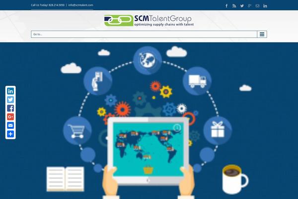 scmtalent.com site used Avada Child Theme