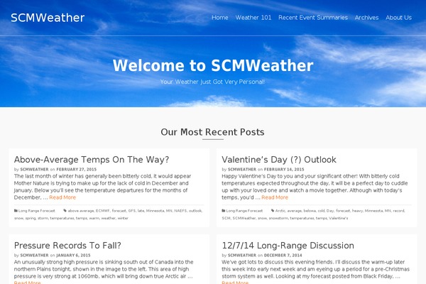 Pinnacle theme site design template sample