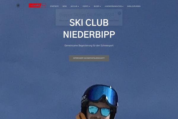 Hestia theme site design template sample