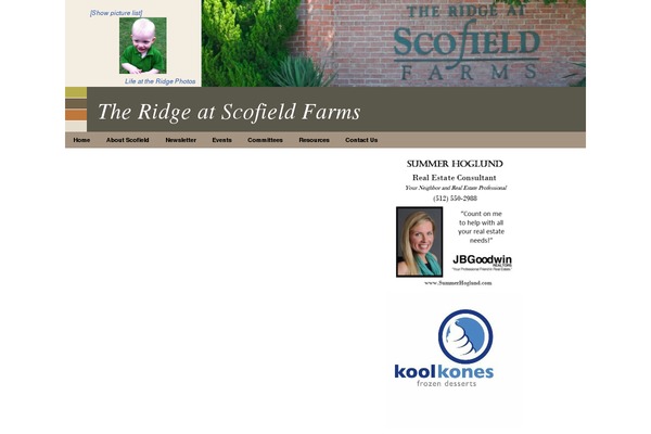 scofieldridge.org site used Scofield
