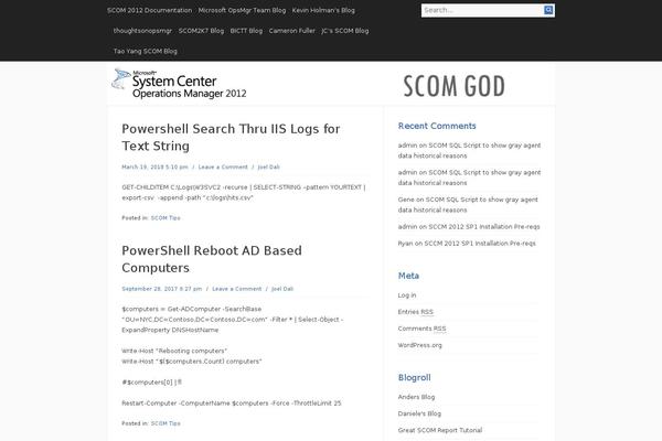 Infinity theme site design template sample