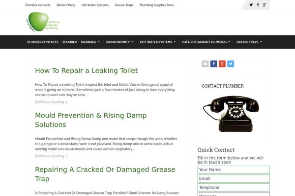 scooperplumbing.com.au site used Schema