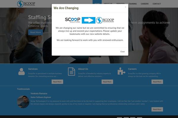 Default theme site design template sample