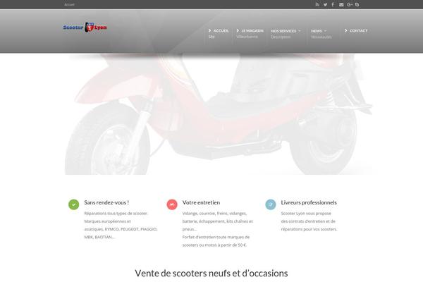 Karma Child theme site design template sample