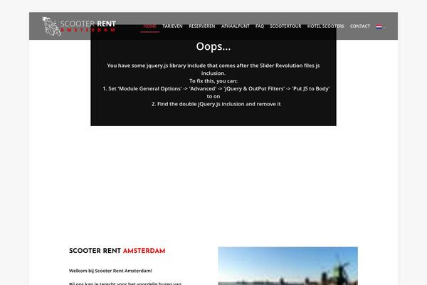 scooter-rent-amsterdam.com site used XStore