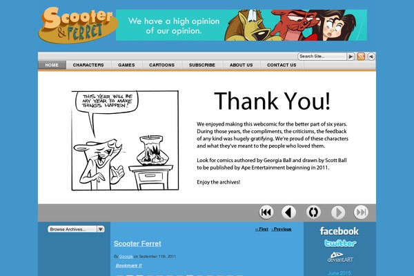 ComicPress theme site design template sample