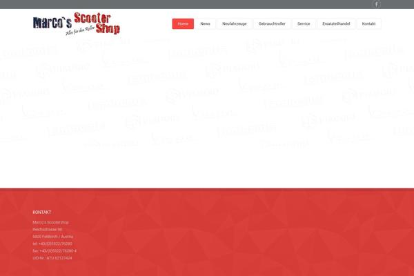 Fuego theme site design template sample