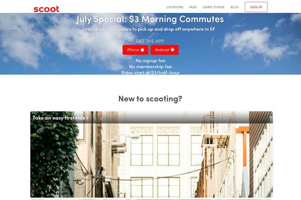 scootnetworks.com site used Scoot2015