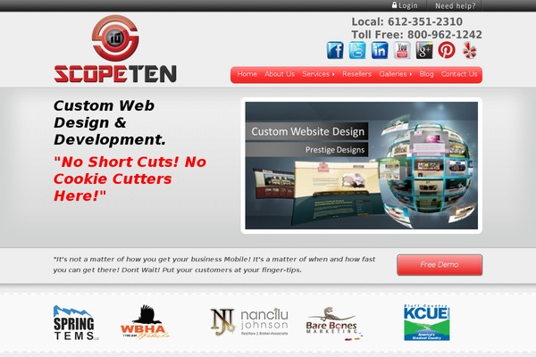 Site using Social Sharing by Danny plugin