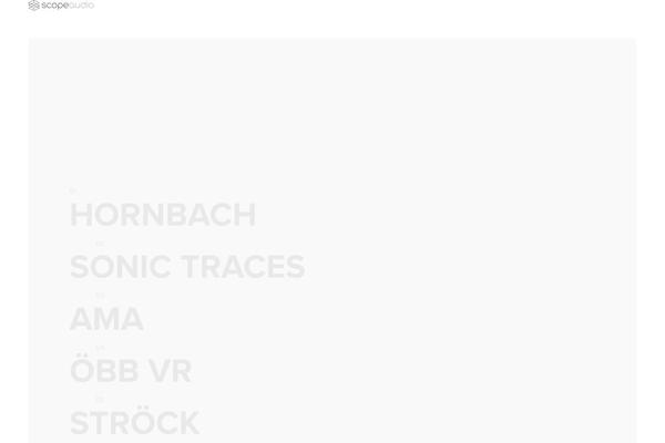 scopeaudio.com site used Notio-wp
