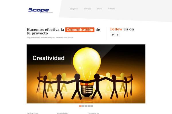 Lumenosity theme site design template sample
