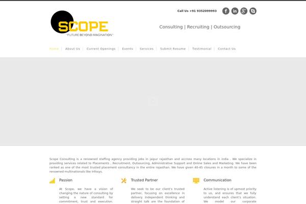 Site using Image horizontal reel scroll slideshow plugin