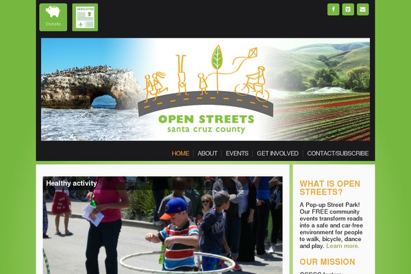 Big Easy theme site design template sample