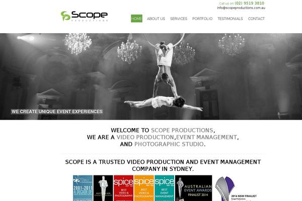 Haze theme site design template sample