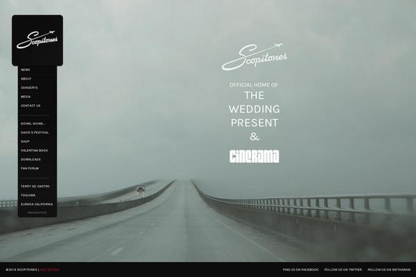 Sideways theme site design template sample