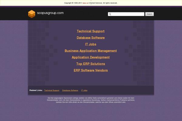 Allegiant theme site design template sample