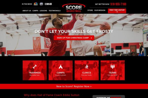 Score theme site design template sample