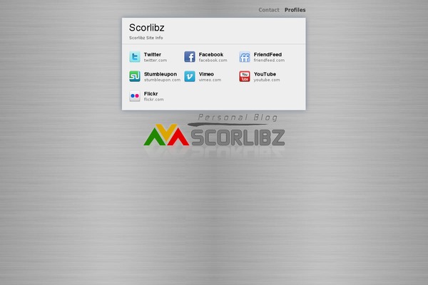 Digital Business Card theme site design template sample