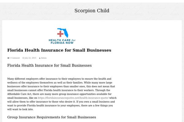 The Thinker Lite theme site design template sample