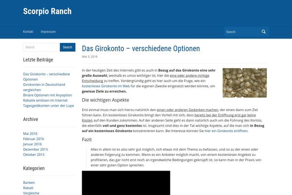 Academica theme site design template sample