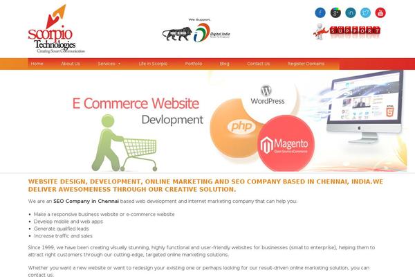 Site using JDs Portfolio plugin
