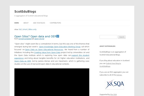 Twentytwelve-child theme site design template sample