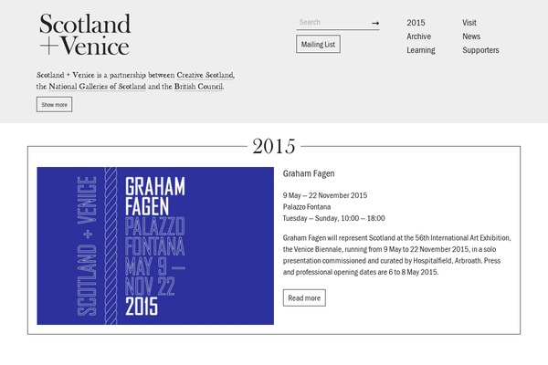 scotlandandvenice.com site used Sv