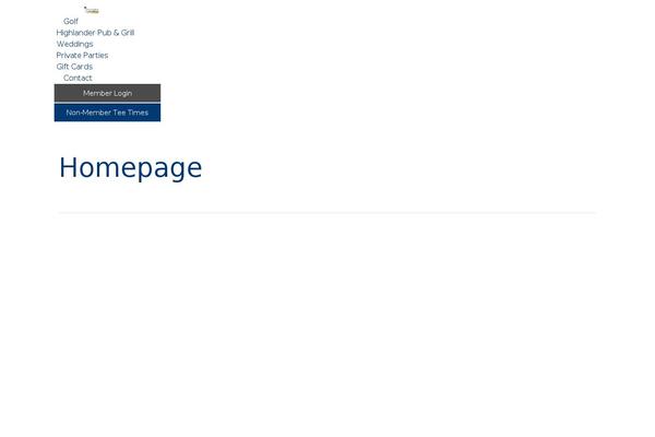 Uplands theme site design template sample