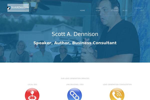 Magazine Pro theme site design template sample