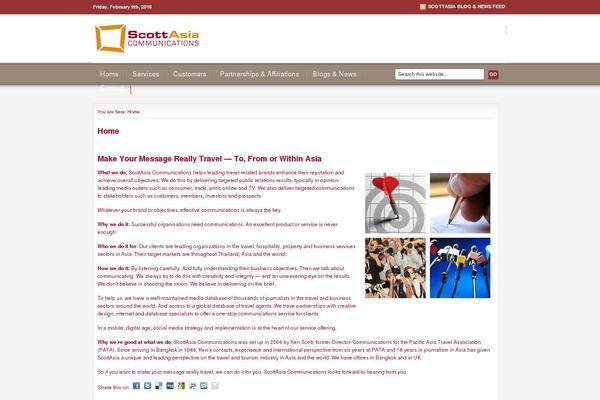 Site using Tweet Blender plugin