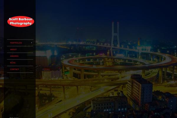 Widescreen theme site design template sample