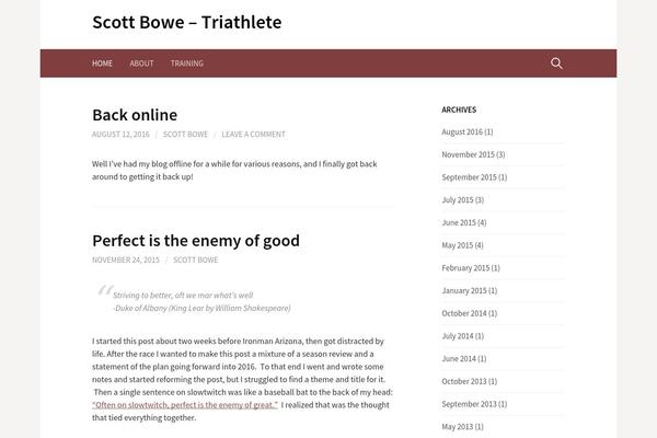 scottbowe.com site used First