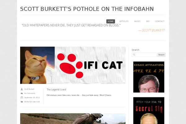 The Fox theme site design template sample