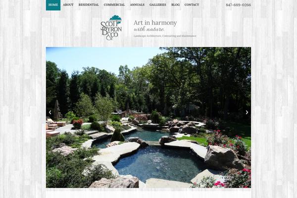 Site using Horizontal Footer Sitemap - Widget plugin