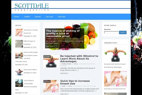 News Flash theme site design template sample