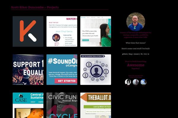 Scott theme site design template sample