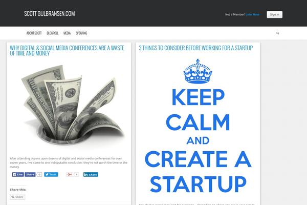 Pressgrid theme site design template sample