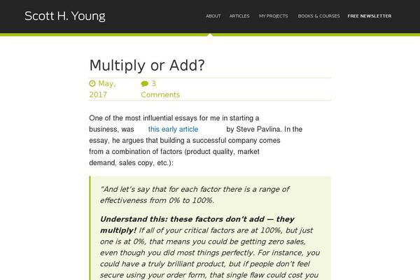 Site using WP Contact Form plugin