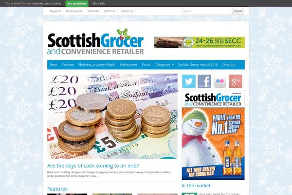 Newspaper theme site design template sample