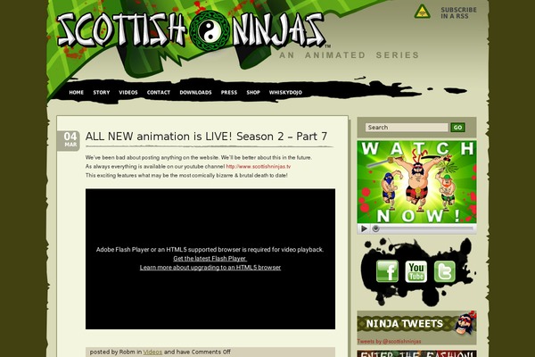 Retromania theme site design template sample