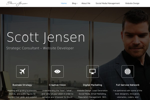 Satellite theme site design template sample