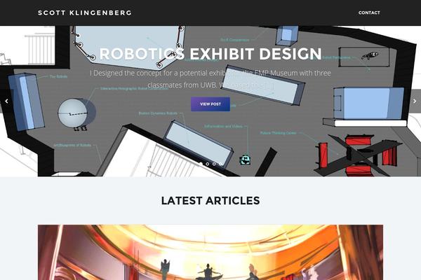 Franz Josef theme site design template sample
