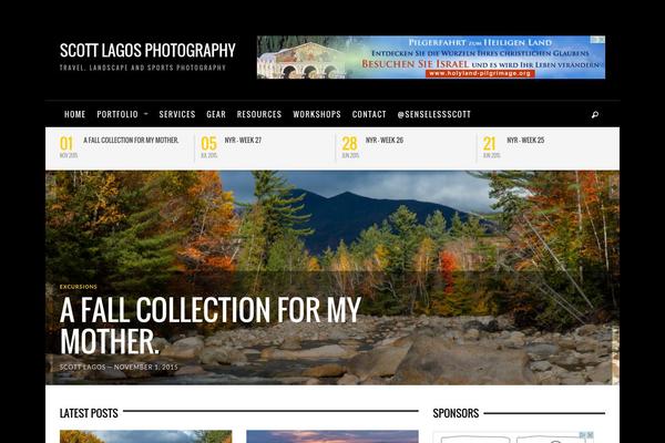 BLACKMAG theme site design template sample