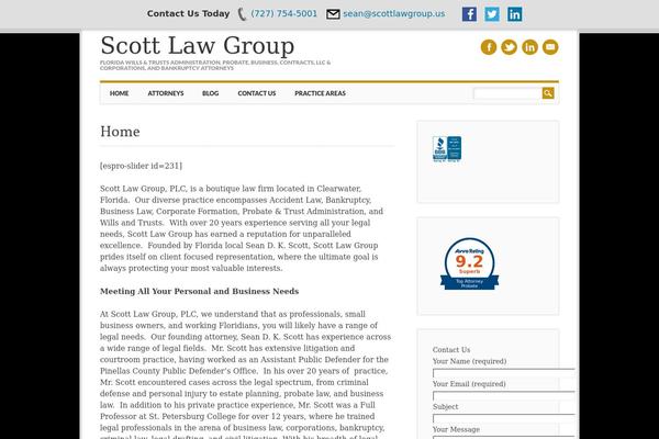 Attorney theme site design template sample