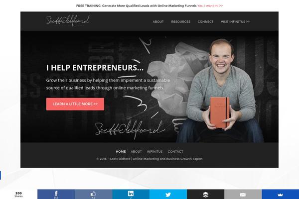 Rainmaker-pro theme site design template sample