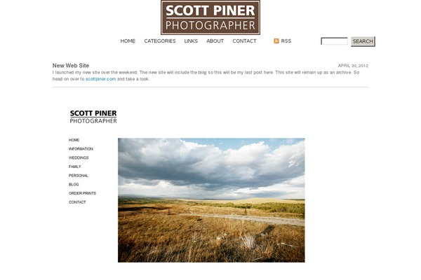 ProPhoto 2 theme site design template sample