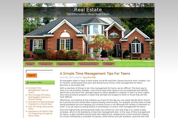 Techzine theme site design template sample