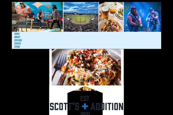 Sa theme site design template sample